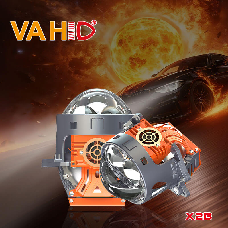 VAHID X2B Bi-LED Projector Lens for Automotive Headlight Retrofit X2B 3.0 Inch Bi-LED Projector Lens | High Brightness Car Headlight Upgrade